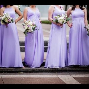 Azazie Brylee Bridesmaid Dress 
Color Lilac Size 2 worn once  dry cleaned